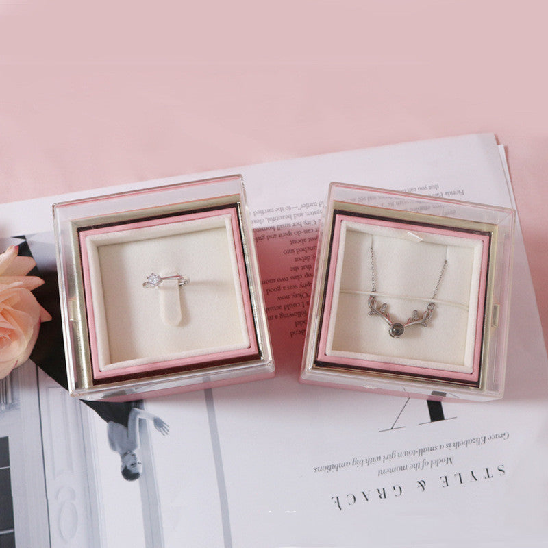 Rotating Rose Jewelry Box