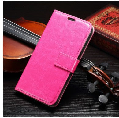 PU Wallet Flip Phone Case-Blue