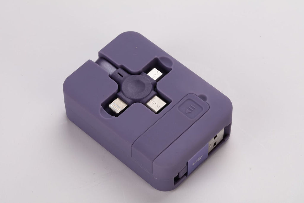 Three In One Data Cable-Pink