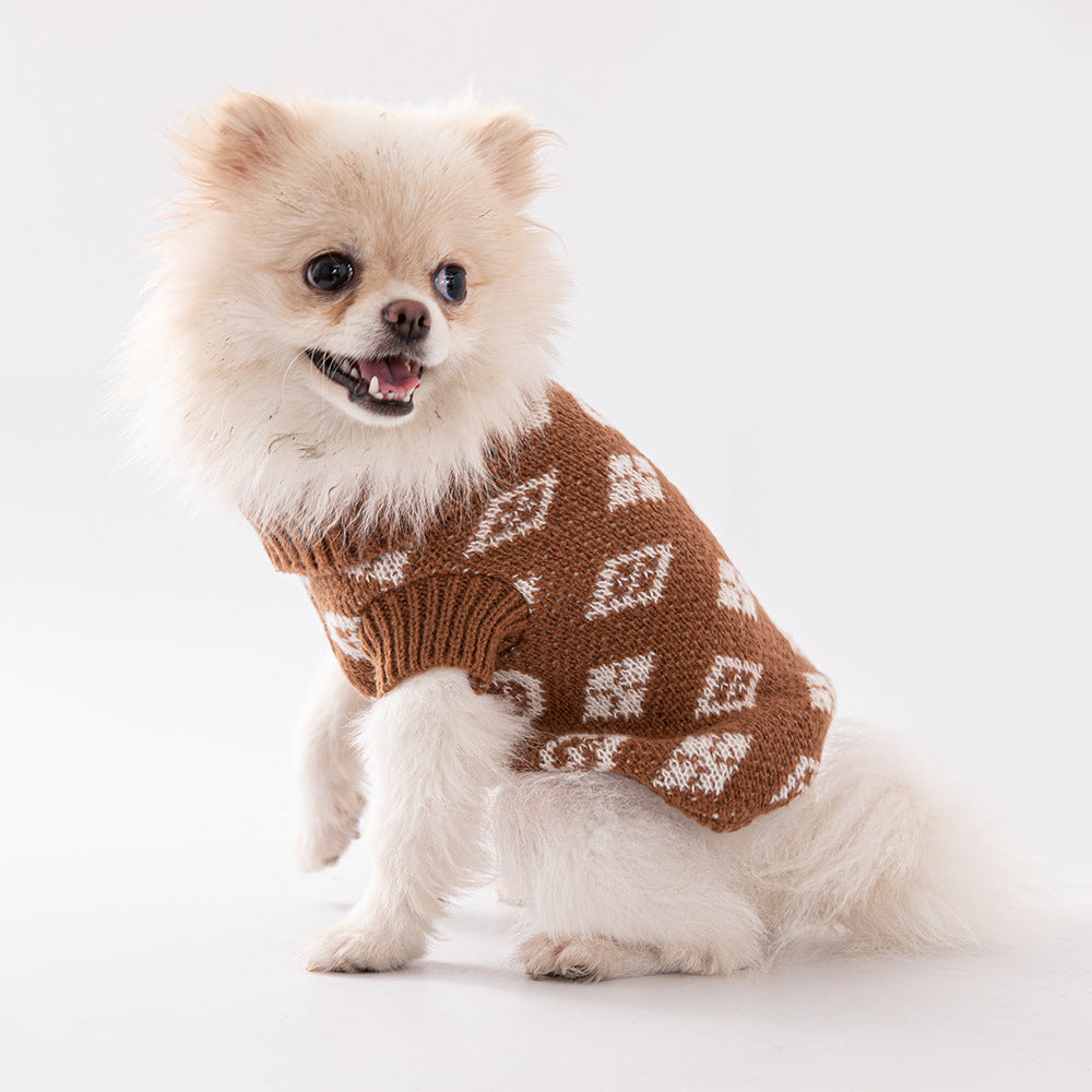 High-neck Dog Sweater
