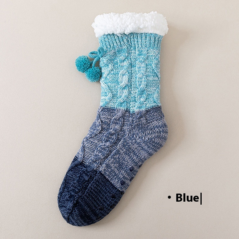 Lambswool Mid-Calf Floor Socks