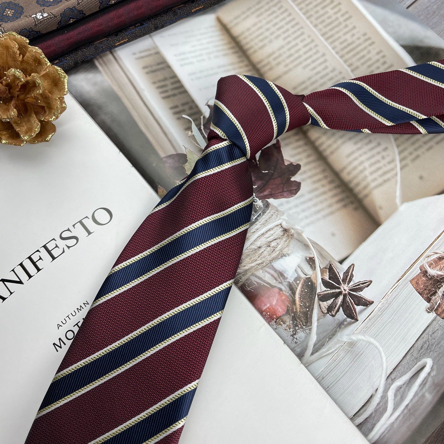 Retro Striped Tie