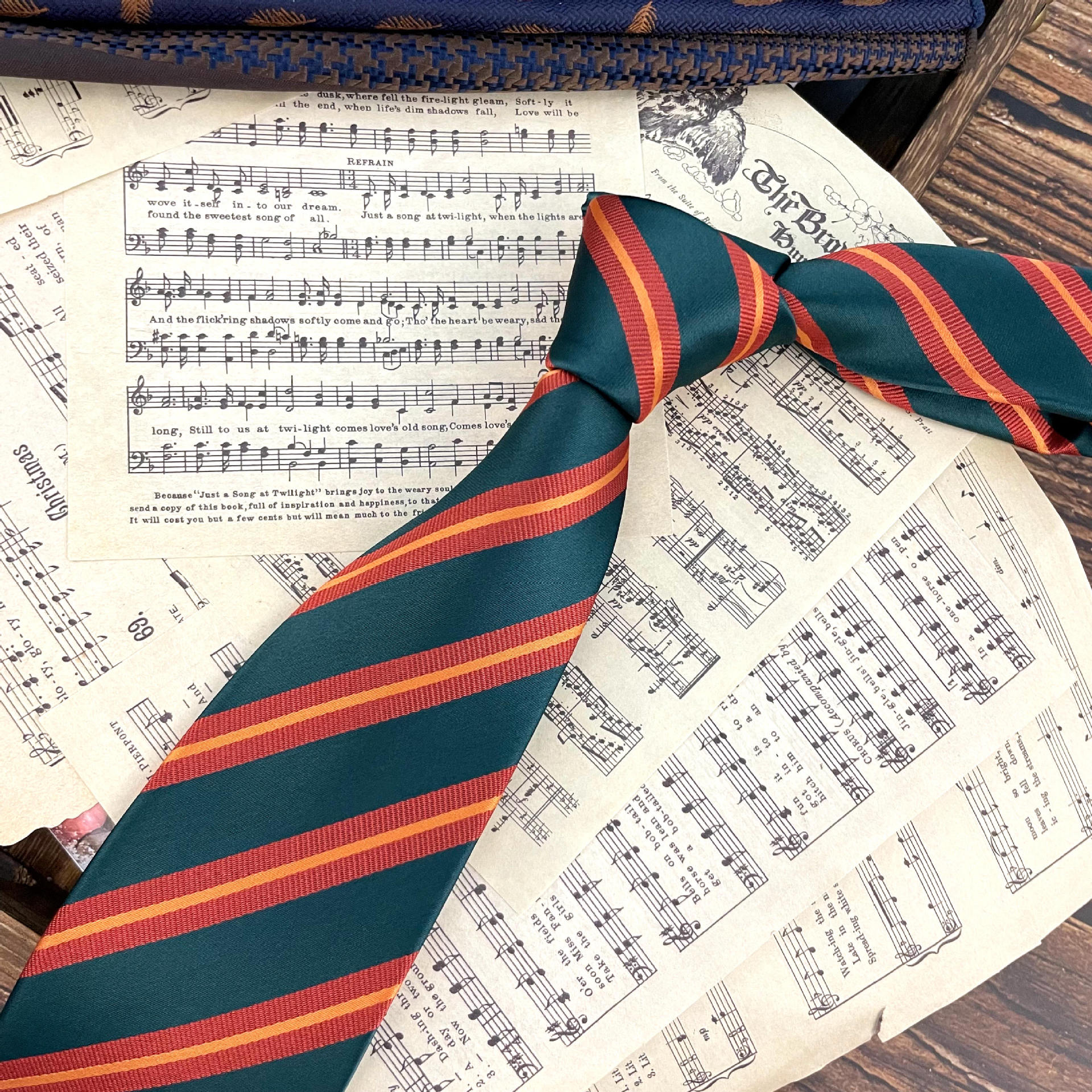 Retro Striped Tie