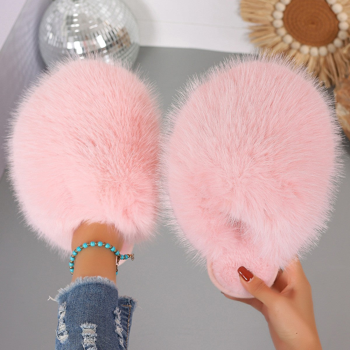 Cozy Cotton Slippers For Women