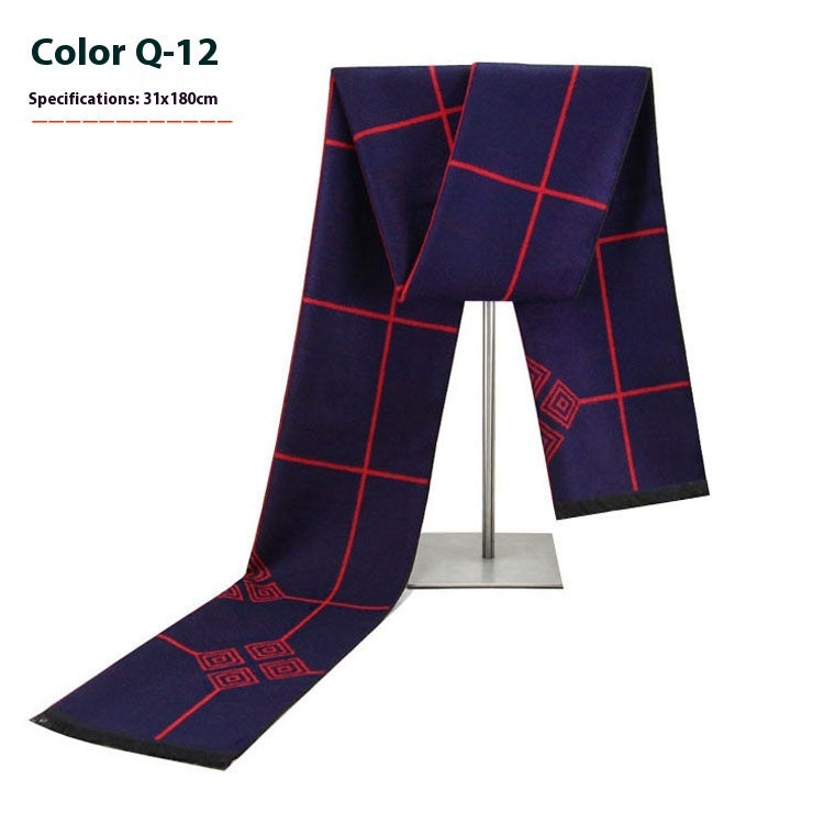 Striped Business Scarf