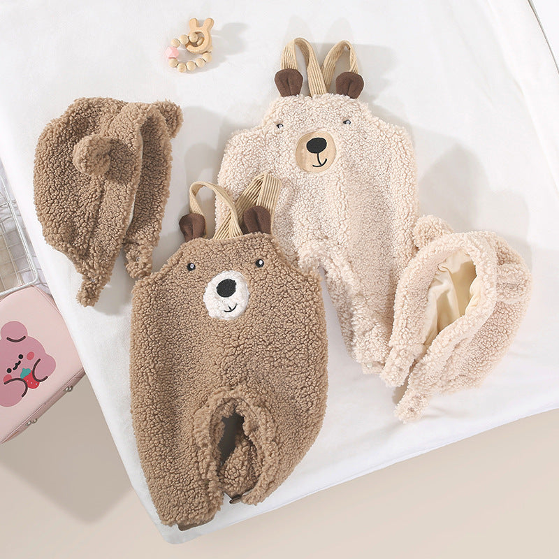 Baby's Velvet Jumpsuit