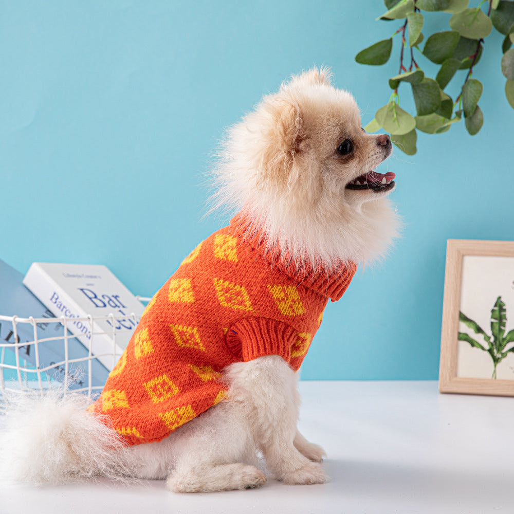High-neck Dog Sweater