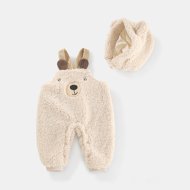 Baby's Velvet Jumpsuit