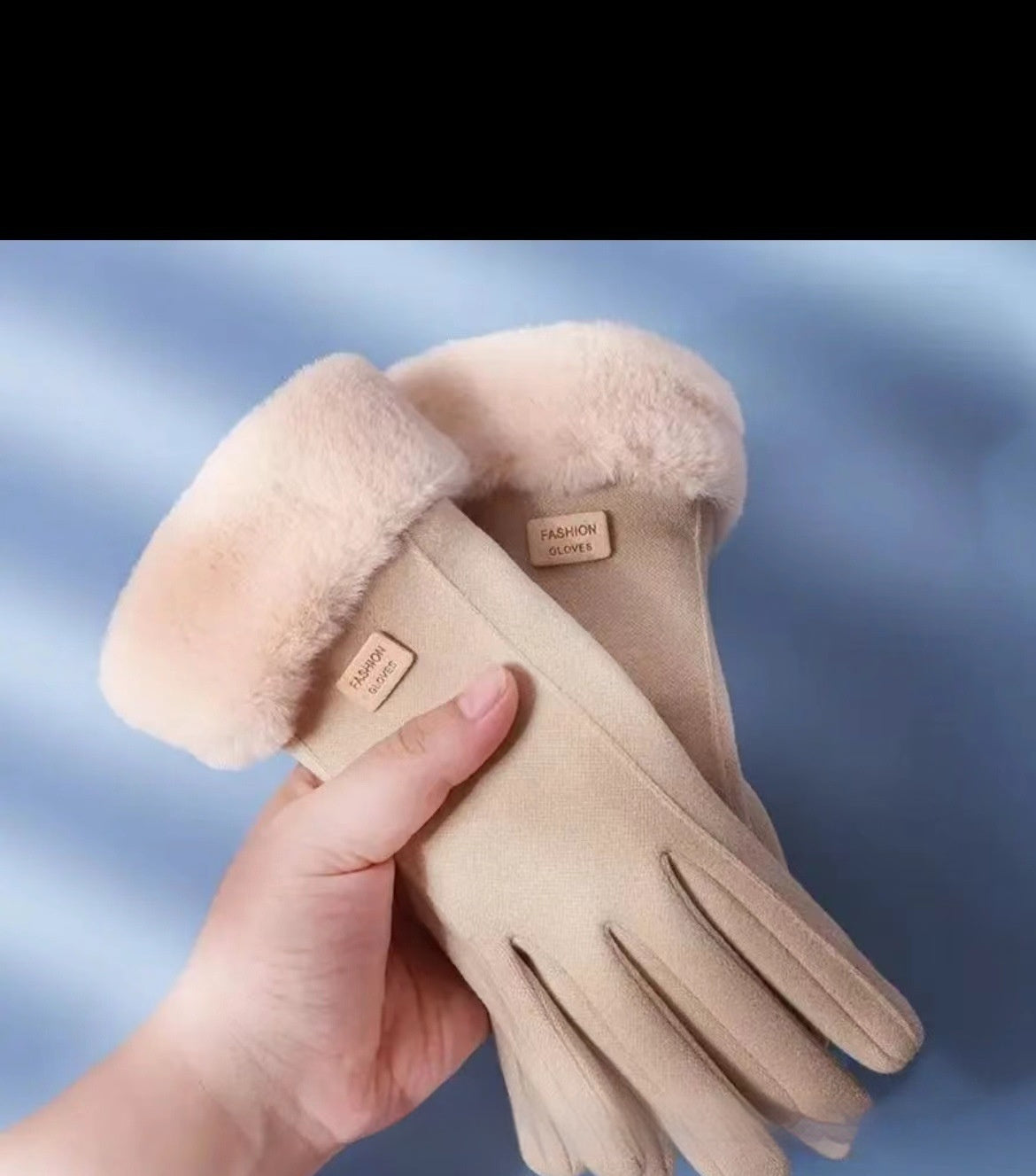 Cozy Velvet Gloves For Women