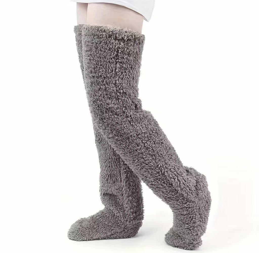 Goose Down Leg Socks