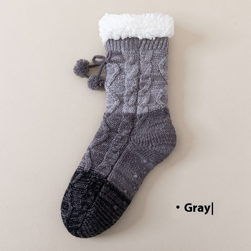 Lambswool Mid-Calf Floor Socks